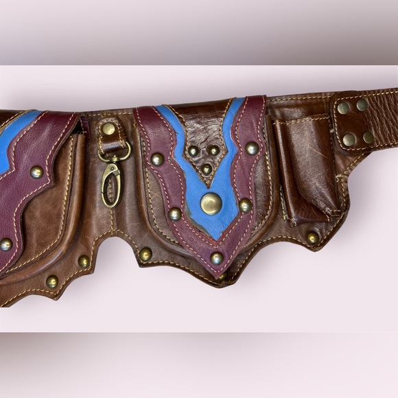 genuine leather. hip belt. utility belt. by naytures empire. - Picture 7 of 11
